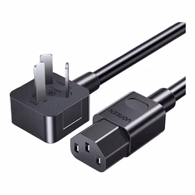 绿联UGREEN 电脑主机电源线 30564 1m 国标三孔 1米/根