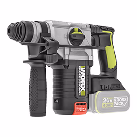 威克士20V无刷充电电锤冲击钻WU388(6.0双电)锂电电镐电钻两用打混凝土