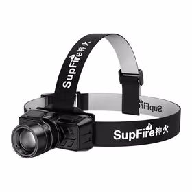 神火/Superfire 头灯；HL50调焦头灯,续航2小时+3W；头圈40mm