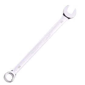 得力 镜面两用扳手铬钒钢   10mm；DL33110