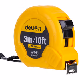 得力 钢卷尺公英制   3mx16mm；DL9003Y