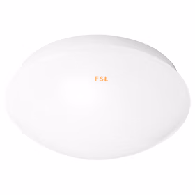 佛山照明(FSL)LED感应灯微波雷达人体感应吸顶夜灯走廊楼道过道物业工厂车库感应吸顶灯25W直径0.39米全白