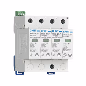 正泰 电涌保护器 NU6-IIG/F 65kA/385V 4P；710270300000175