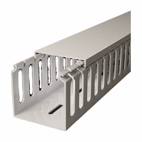 佐佑众工 工业理线槽 PVC线槽明装电线保护槽电箱电柜排线理线器可定制  高25mm*宽25mm （1米/根）两根装