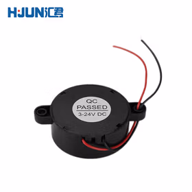 汇君 高分贝蜂鸣器报警器电子DC3-24V连续声42*16m 蜂鸣器4216连续声[5个装]