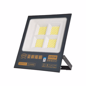 亚明照明 LED投光灯户外防水投射灯 庭院照明灯5050经济贴片款200W 1台价