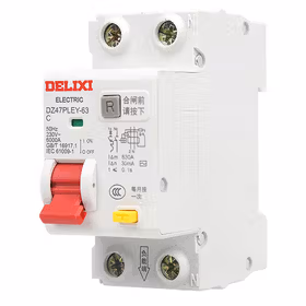 德力西电气 漏电保护断路器；DZ47PLEY-63 1P+N C 40A 30mA