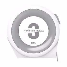 得力 钢卷尺极小自锁   3mx19mm；H8103A