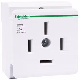 施耐德电气 导轨插座 4P 25A；EA9XN425