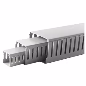 德力西电气 60X40配线槽 银灰色 正料  每根2米；PXC6040SGZD