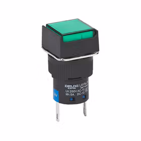德力西电气 按钮指示灯；LAY5s-16 信号灯 矩形头 24V 红