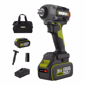 威克士20V无刷电动扳手WU289(4.0双电)大扭力充电风炮冲击扳手汽修工具