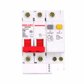 德力西电气 小型漏电保护断路器；DZ47sLE 2P C 32A