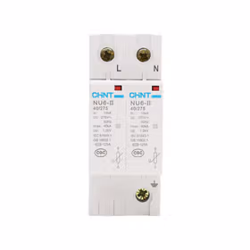 正泰 电涌保护器 NU6-IIG 40kA/275V 2P；710270300000121