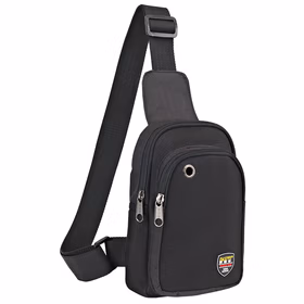 法斯特（FASITE）工具包小号胸包电工帆布多功能维修单肩便携腰包工具背包小号黑色