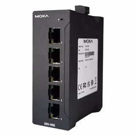 Moxa 5端口非网管型工业以太网交换机；EDS-105S