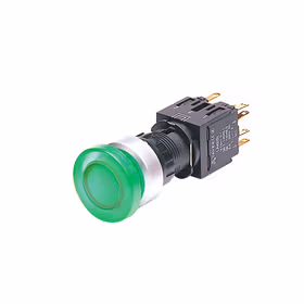 上海天逸电器 带灯自锁蘑菇钮；LA42(S)MSD-11/DC24V/G