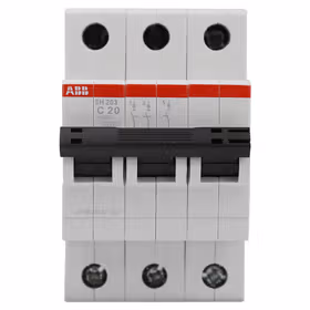 ABB SH200系列微型断路器；SH203-C20
