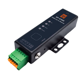 驰秒485串口转网口服务器232模块透传modbus网关导轨挂耳E300