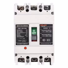 德力西电气 塑壳断路器；CDM1-250L/3300 200A