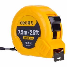 得力 钢卷尺公英制   7.5mx25mm；DL9075Y