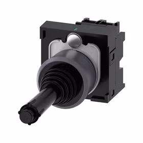 西门子 摇杆操作按钮,22mm,圆形,塑料,黑色,4开关位置,锁定,带机械联锁装置,在O位置处,带支架,1S,1S,1S,1S；3SU11007BE101QA0