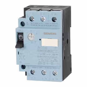 西门子 电动机保护断路器6-10A用于电机保护带螺丝端子Icu：100kA,辅助触点：1个常开触点+1个常闭触点；3VS13401ML00