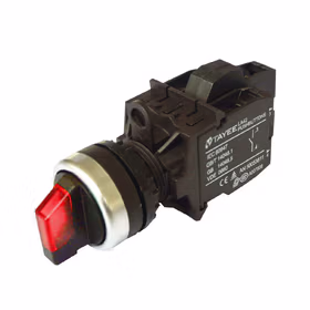 上海天逸电器 圆形二位置旋钮,红色,带灯；LA42XLD29-22/AC220V/R