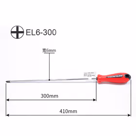 田岛 软胶小柄十字形螺丝批PH2X300mm；EL6-300(+)
