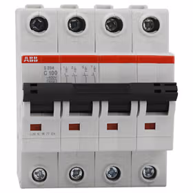 ABB 微型断路器；S204-C100