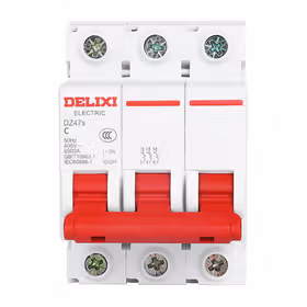 德力西电气 微型断路器；DZ47s C型 3P 40A