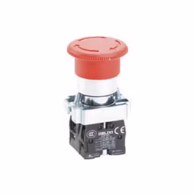 德力西电气 按钮开关；LAY5s-BS &Phi;40 红 钮头(标准型旋转复位式急