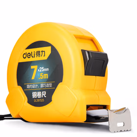 得力 钢卷尺7.5mx25mm；DL287525（新旧交替，随机发货）