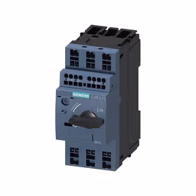 西门子 电动机保护断路器,结构尺寸S00用于电机保护,等级10,A脱扣器1.8-2.5A,N脱扣器33A笼卡式连接,横向辅助开关1NO+1NC；3RV20111CA25