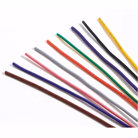 易初 UL美标电子线；额定温度80&deg;；300/300V；24AWG（镀锡丝）红色；100米/卷