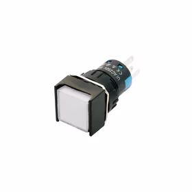 上海天逸电器 方形平头按钮,白色,带灯；LA42(B)PSDF-11/DC12V W
