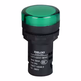 德力西电气 指示灯；LD11-22D AC.DC 24V 绿