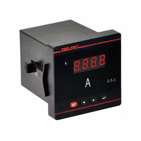 德力西电气 数显式电测量仪表；PA606L-96K1 5A 电流表+DO