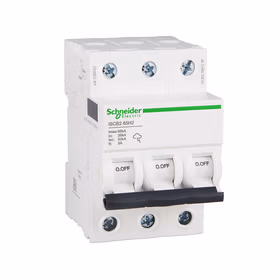 施耐德万高 SPD专用后备保护装置；iSCB2 80H2 3P