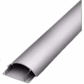 贝傅特 铝合金线槽板 明装耐踩走线槽 半圆弧形地面压线槽 特厚网线槽地线槽 四号