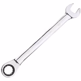 得力 镜面两用棘轮快扳   24mm；DL34124