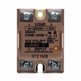 欧姆龙 固态继电器；G3NB-220B-1 DC5-24 BY OMZ/C