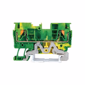 雷普 直插式弹簧接地端子一进一出2.5mm；JPT2.5-PE