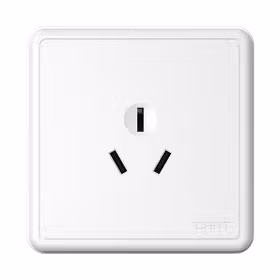 正泰 插座 三孔 明装 220V 16A 白色；NEW1-C10810A