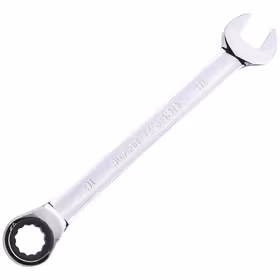 得力 镜面两用棘轮快扳   16mm；DL34116