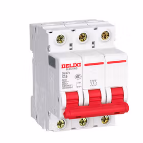 德力西电气 小型漏电保护断路器；DZ47sLE 3P C 16A