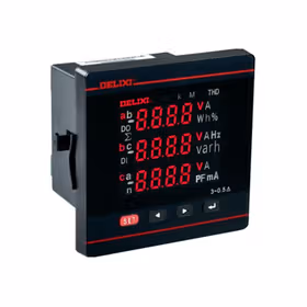 德力西电气 数显式电测量仪表；PD606L-6P4-3AZ 450V 5A 组合表