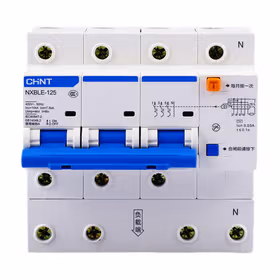 正泰 剩余电流动作断路器；NXBLE-125 3P+N D100 30mA