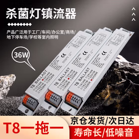 远波 T8一拖一拖二镇感器荧光灯杀菌灯电子镇流器 【T8一拖一1*36W】京仓发货