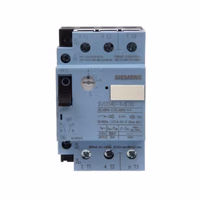 西门子 电动机保护断路器36-52A用于电机保护带螺丝端子Icu：35kA,辅助触点：1个常开触点+1个常闭触点；3VS16401MR00